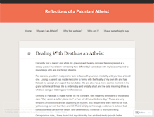 Tablet Screenshot of pakistaniatheist.wordpress.com