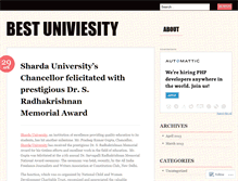 Tablet Screenshot of bestshardauniversity.wordpress.com