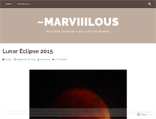 Tablet Screenshot of marviiilous.wordpress.com