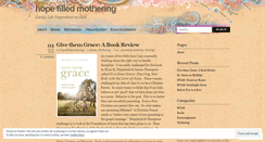 Desktop Screenshot of hopefilledmothering.wordpress.com