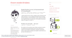Desktop Screenshot of ilnuovomondodigalatea.wordpress.com