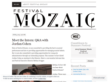 Tablet Screenshot of festivalmozaic.wordpress.com