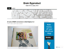 Tablet Screenshot of brainbyproduct.wordpress.com