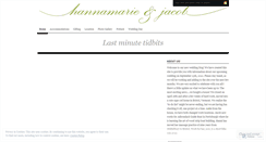 Desktop Screenshot of hanniandjacob.wordpress.com