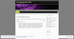 Desktop Screenshot of porphyrogennetos.wordpress.com