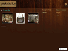 Tablet Screenshot of anekafashion.wordpress.com