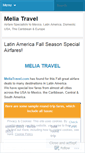 Mobile Screenshot of meliatravel.wordpress.com