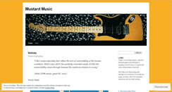 Desktop Screenshot of mustardmusic.wordpress.com