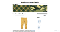 Desktop Screenshot of contemporaryclassic.wordpress.com