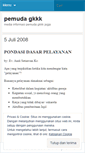 Mobile Screenshot of pemudagkkk.wordpress.com