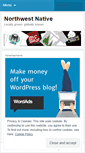 Mobile Screenshot of northwestnative.wordpress.com