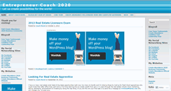 Desktop Screenshot of coachrovel.wordpress.com