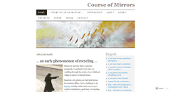 Desktop Screenshot of courseofmirrors.wordpress.com