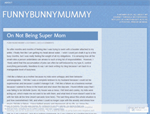 Tablet Screenshot of funnybunnymummy.wordpress.com