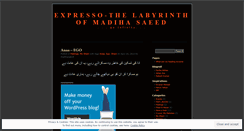 Desktop Screenshot of madihasaeed.wordpress.com