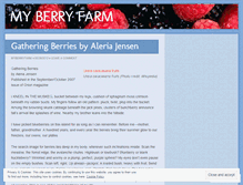 Tablet Screenshot of myberryfarm.wordpress.com