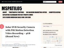 Tablet Screenshot of mspatil05.wordpress.com