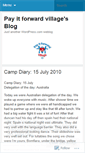 Mobile Screenshot of payitforwardvillage.wordpress.com