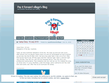 Tablet Screenshot of payitforwardvillage.wordpress.com