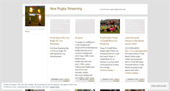 Desktop Screenshot of followingrugbystreaming.wordpress.com