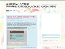 Tablet Screenshot of joomlatuts.wordpress.com