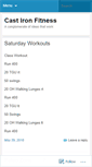 Mobile Screenshot of castironfitness.wordpress.com