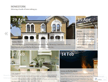 Tablet Screenshot of homestork.wordpress.com