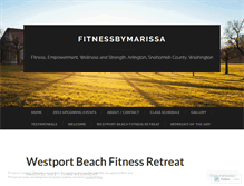 Tablet Screenshot of fitnessbymarissa.wordpress.com