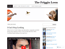 Tablet Screenshot of frigginloon.wordpress.com