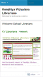 Mobile Screenshot of kvlibrarians.wordpress.com