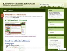 Tablet Screenshot of kvlibrarians.wordpress.com