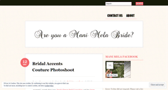 Desktop Screenshot of manimelablog.wordpress.com