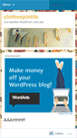 Mobile Screenshot of clothespinlife.wordpress.com