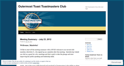 Desktop Screenshot of outermosttoast.wordpress.com