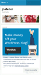 Mobile Screenshot of joatelier.wordpress.com