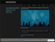 Tablet Screenshot of mujer777.wordpress.com