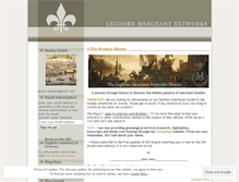 Tablet Screenshot of leghornmerchants.wordpress.com