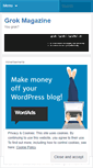 Mobile Screenshot of grokmag.wordpress.com