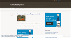 Desktop Screenshot of flashgames7.wordpress.com