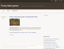 Tablet Screenshot of flashgames7.wordpress.com