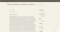 Desktop Screenshot of consumerguideauto.bancdebinaryadvisorsreviews.wordpress.com