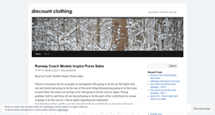 Desktop Screenshot of discountclothings.wordpress.com