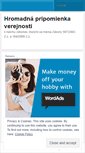 Mobile Screenshot of hromadnapripomienka.wordpress.com