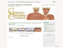 Tablet Screenshot of calamityhathaway.wordpress.com