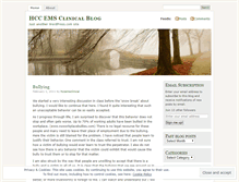 Tablet Screenshot of hccemsclinical.wordpress.com