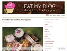 Tablet Screenshot of eatmyblogla.wordpress.com