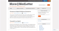 Desktop Screenshot of medicalletter.wordpress.com