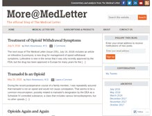 Tablet Screenshot of medicalletter.wordpress.com