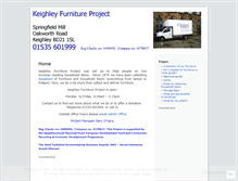 Tablet Screenshot of keighleyfurnitureproject.wordpress.com