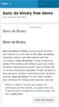 Mobile Screenshot of find.bancdebinaryfreedemo.wordpress.com
